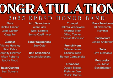 Congratulations 2025 KPBSD High School Honor Band Students!